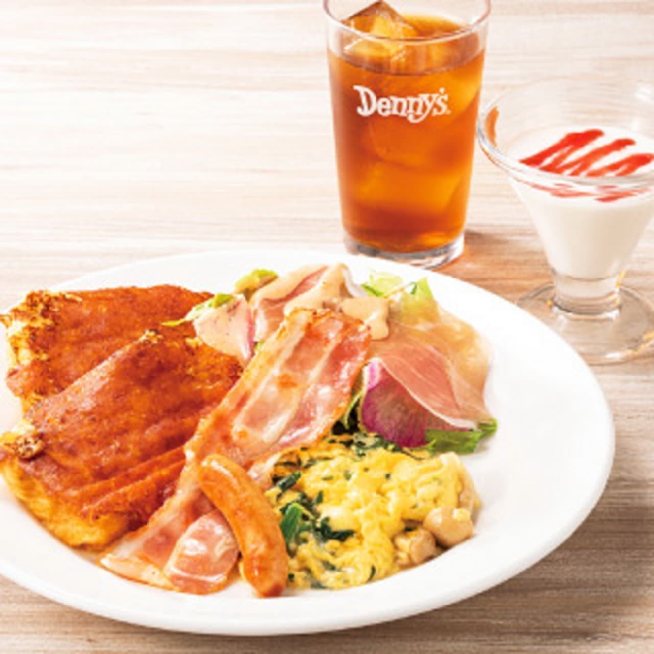 Denny's "Scrambled Eggs & Cheese French Toast"