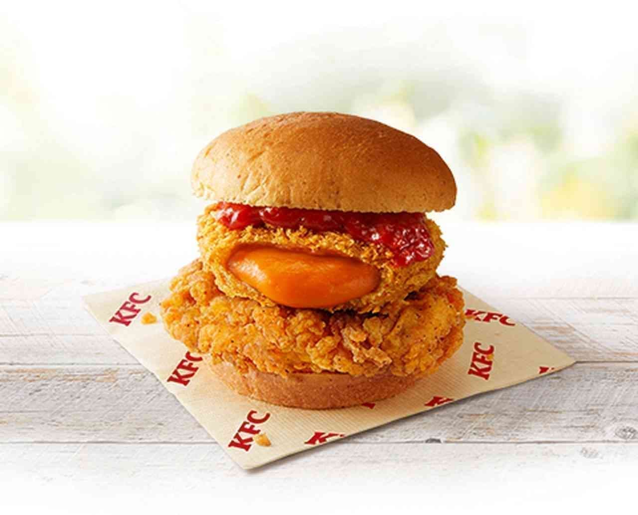 Kentucky New Product: "Lobster Fillet Burger with Spreading Taste of Lobster