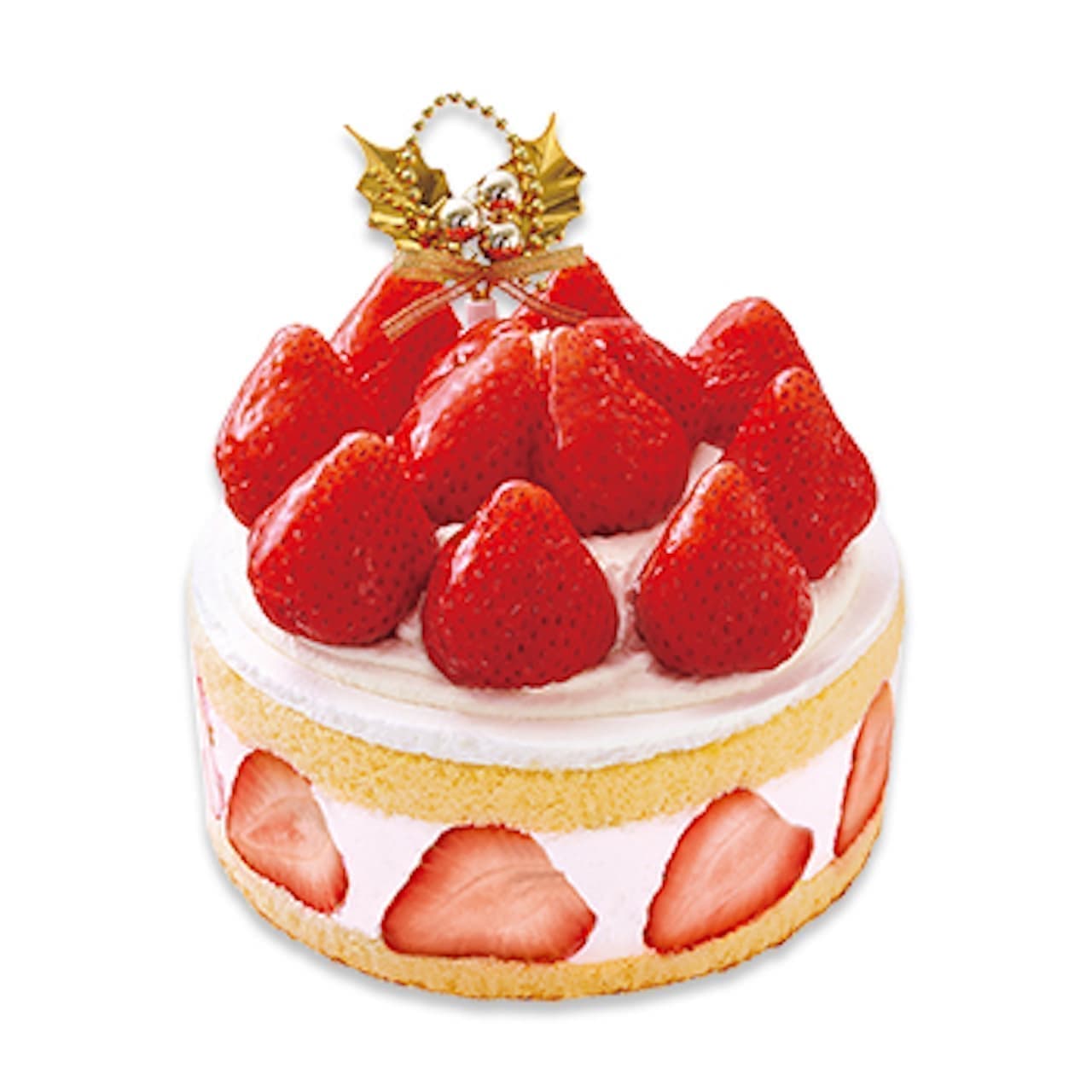 Fujiya "Luxury Christmas Shortcake filled with Amaou Strawberries".