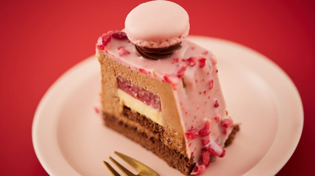 Kinotoya "Strawberry Chocolat Cake" perfect for Christmas with the delicious taste of chocolate and strawberries