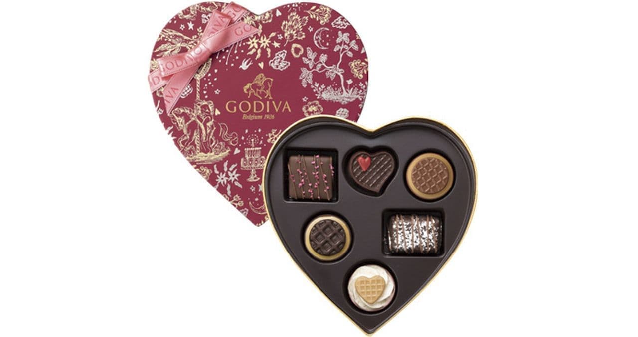 Godiva Valentine's Day Limited Edition "Merry-Go-Round Waffle Collection 
