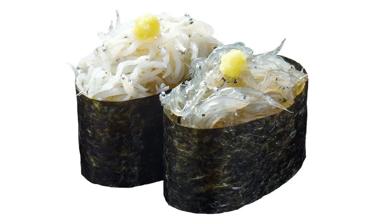 Hama Sushi "Setouchi Shirasu Eating Comparison (Kama-age Shirasu, raw Shirasu)