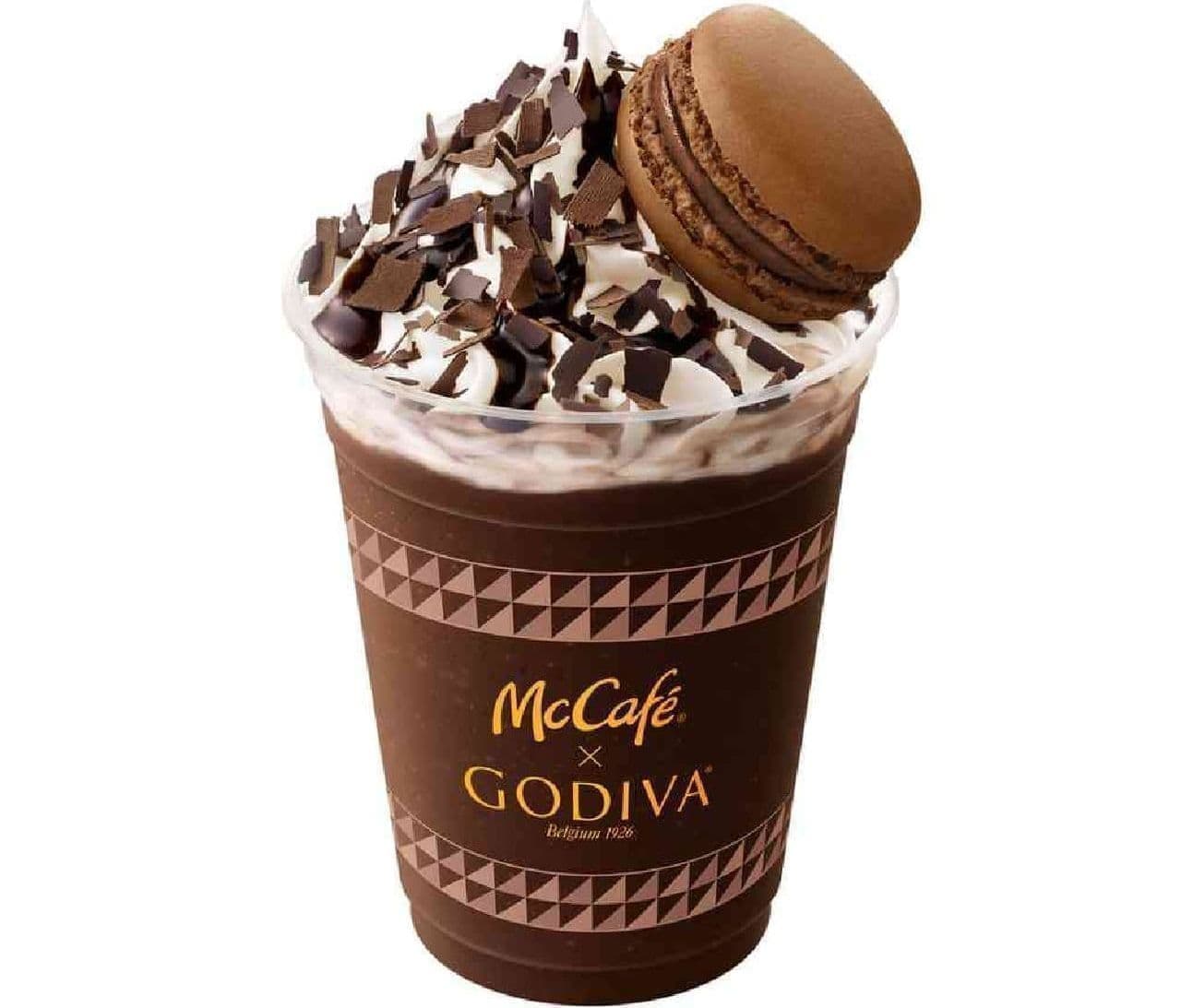 Mac Cafe "Godiva Chocolate Frappe & Macaroon Chocolate