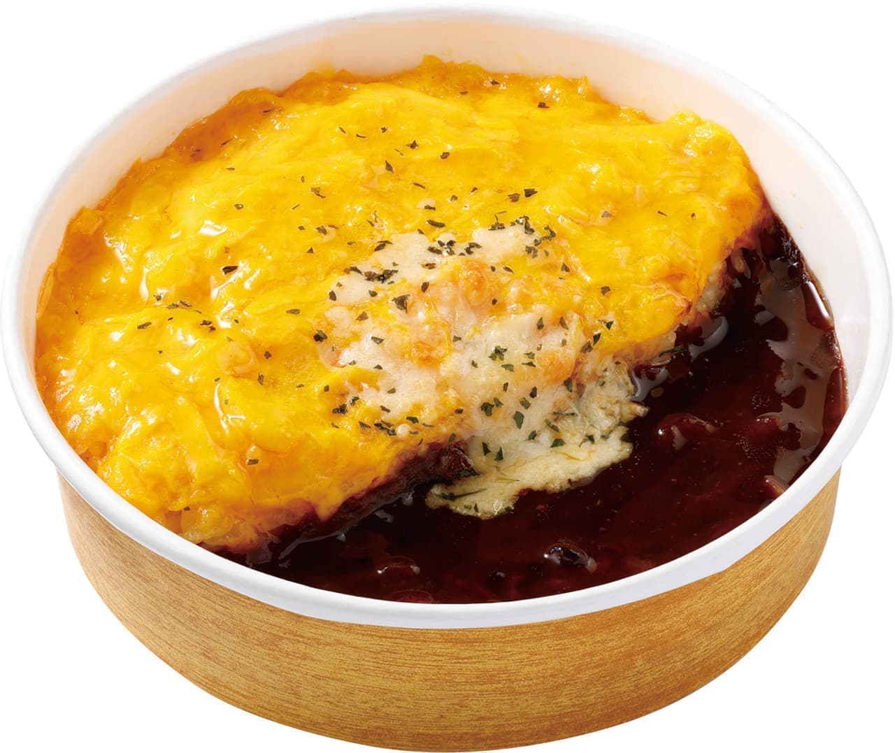 Ministop "Butter-Scented Melty Egg Hayashi Doria" (Hayashi Doria with Butter and Eggs)