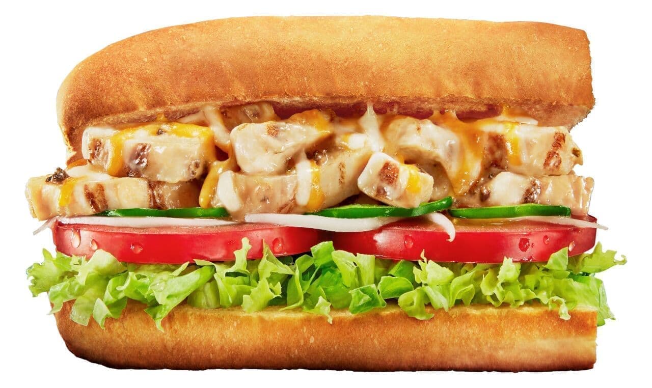 Subway "Creamy Chicken Sandwich - Luxurious Porcini Sauce
