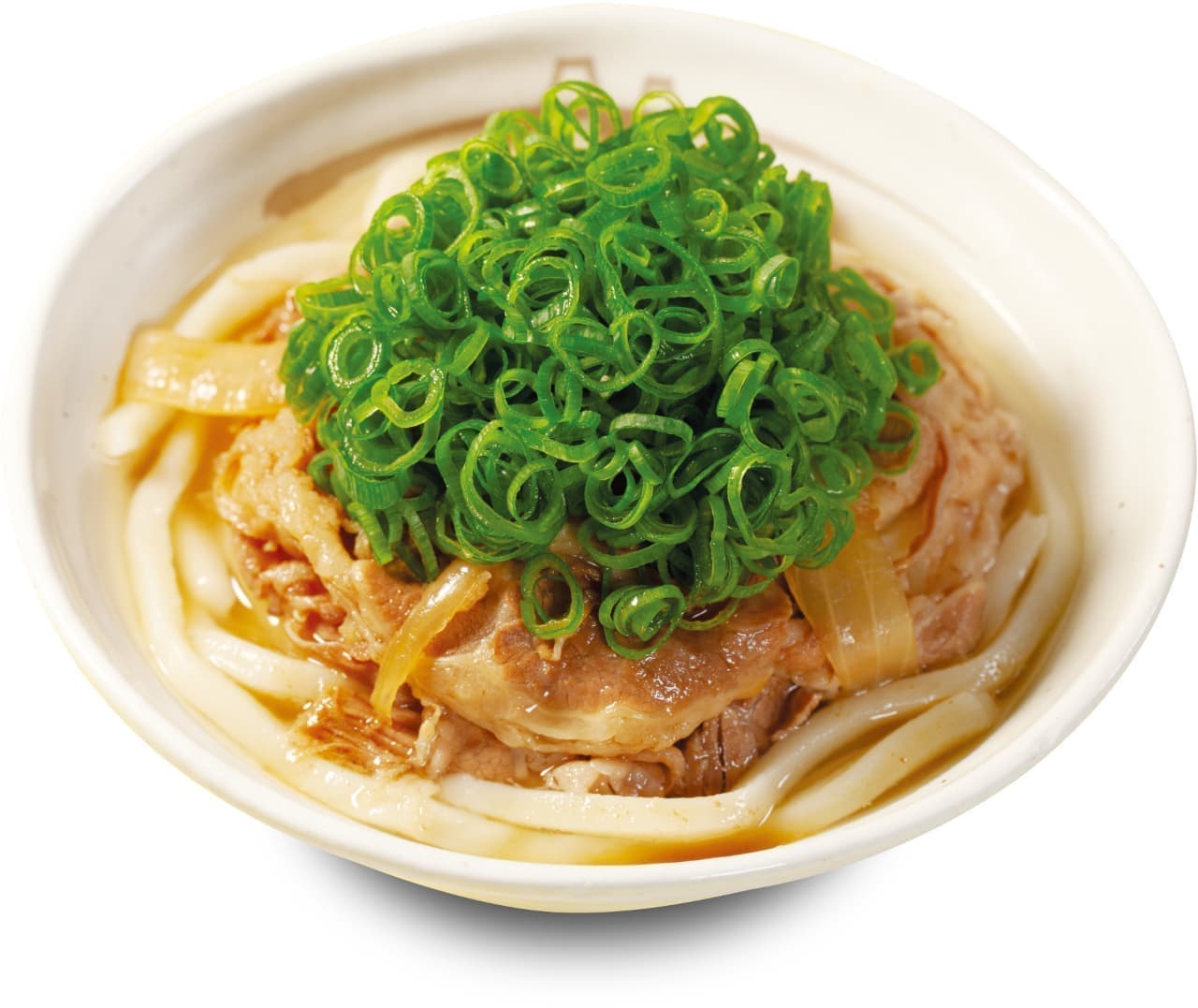 Matsuya "Meat udon with plenty of green onions