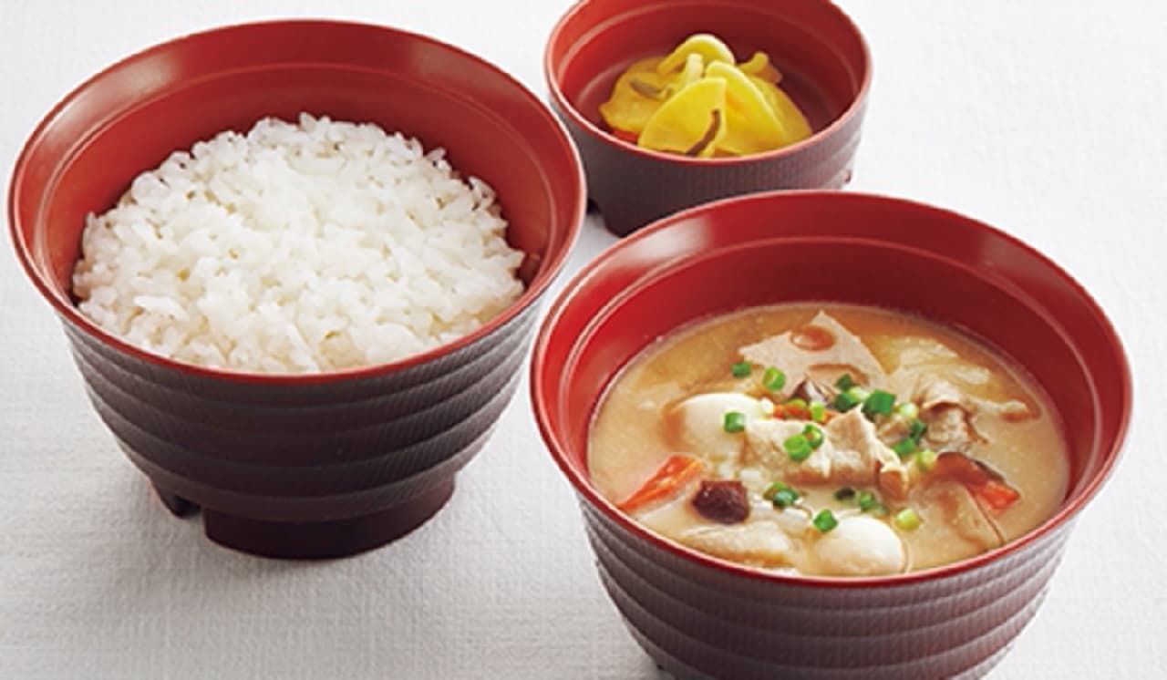 Joyful "Pork miso soup set meal