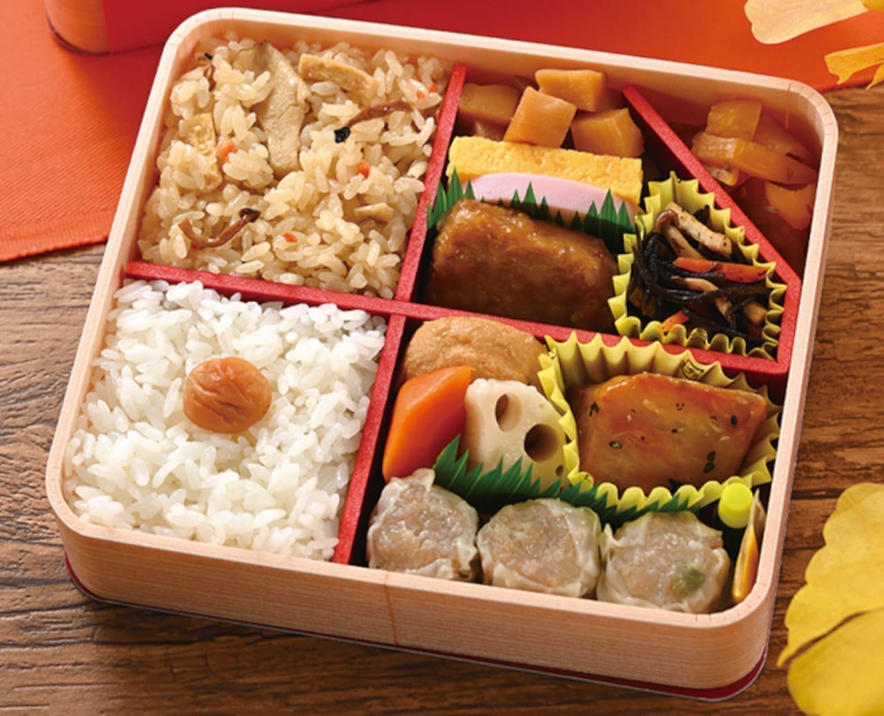 Saki Yoken "Autumn Kanagawa Ajiwai Lunchbox