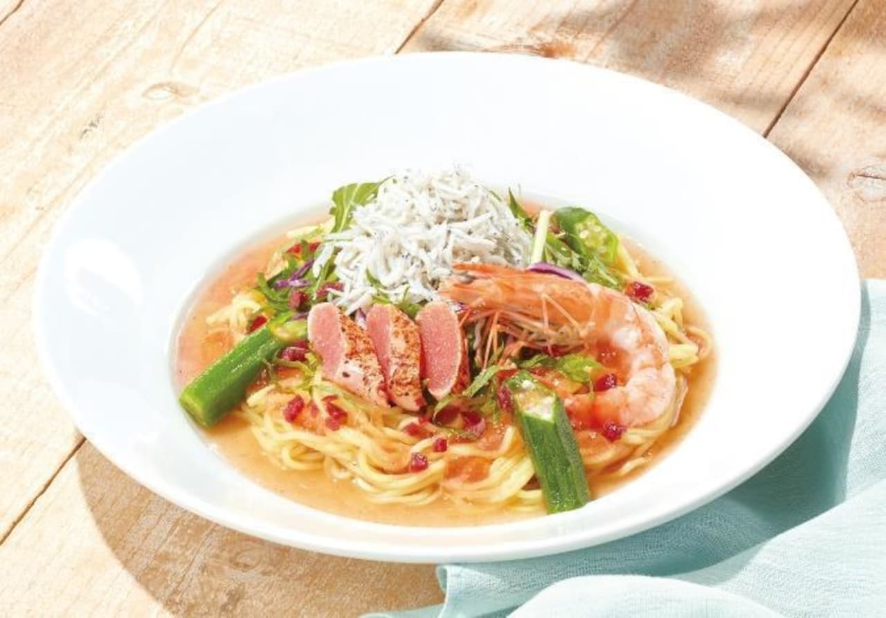 Cocos "Cold Noodles with Plenty of Seafood and Ume Sauce