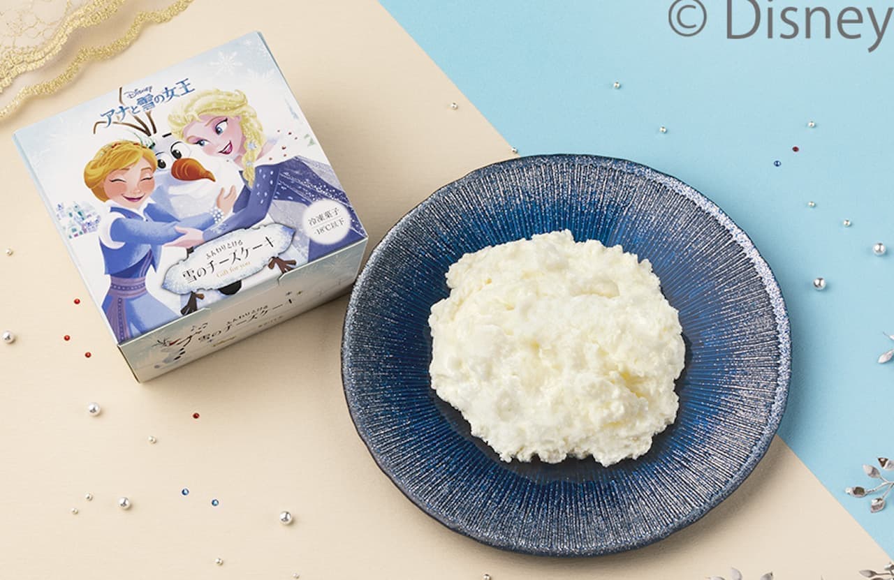 Anna and the Snow Queen/Fluffy Melting Snow Cheesecake" from Disney SWEETS COLLECTION by Tokyo Banana.