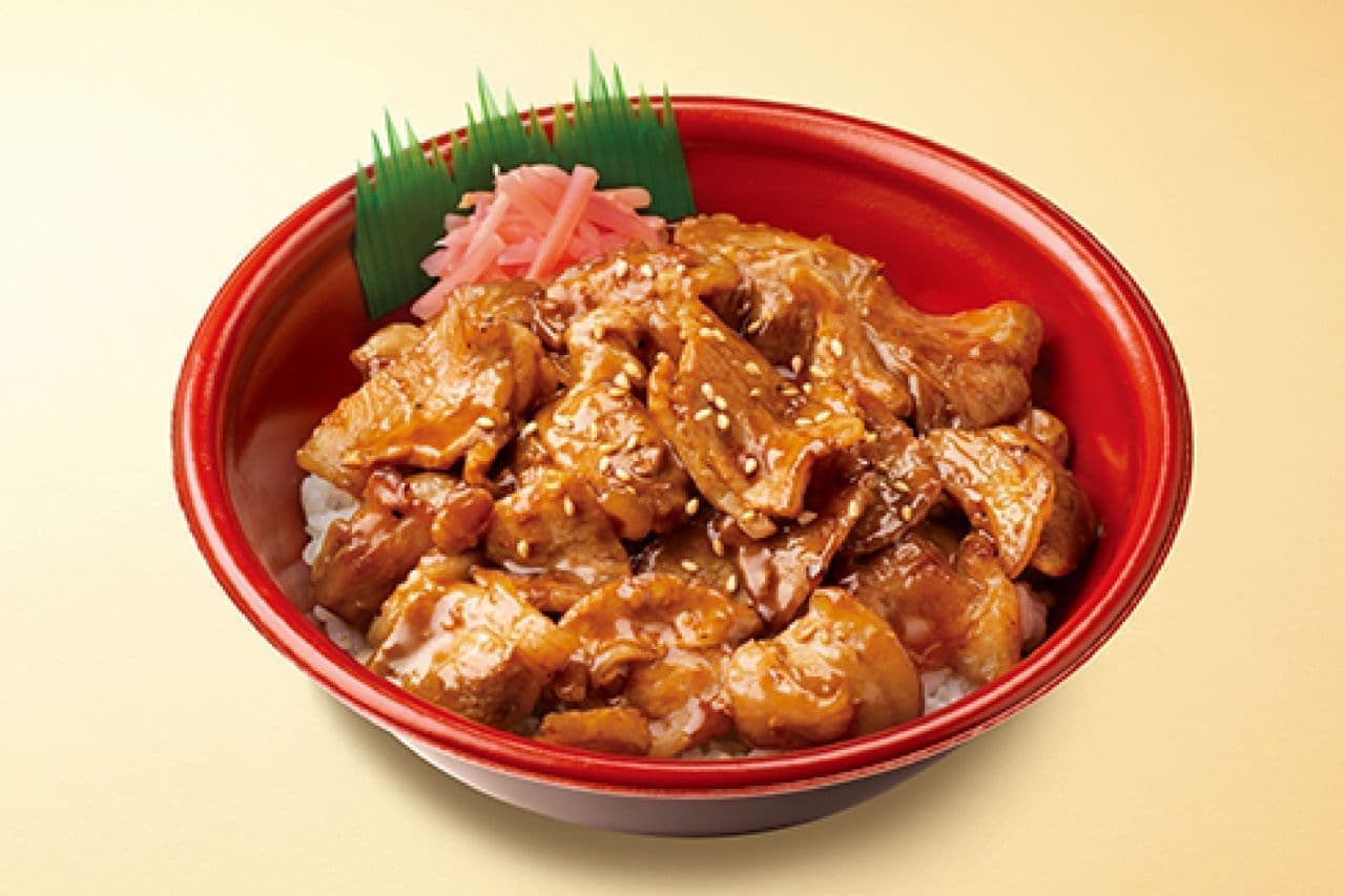 Origin Bento "Pork Covered Yakiniku Donburi" (Bowl of rice topped with grilled pork)