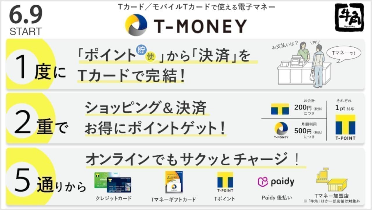 Gyukaku "T-MONEY introduction