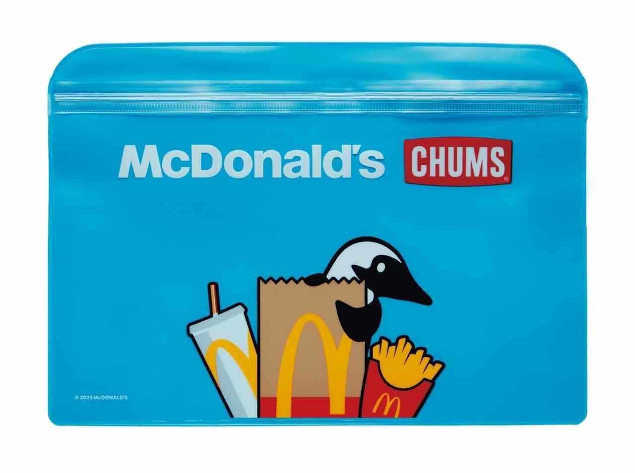 マクドナルドの福袋 2023「CHUMS（チャムス）」コラボ！ショルダーバッグ・マグカップ・ポーチ・マクドナルド商品無料券など詰め合わせ [えん食べ]
