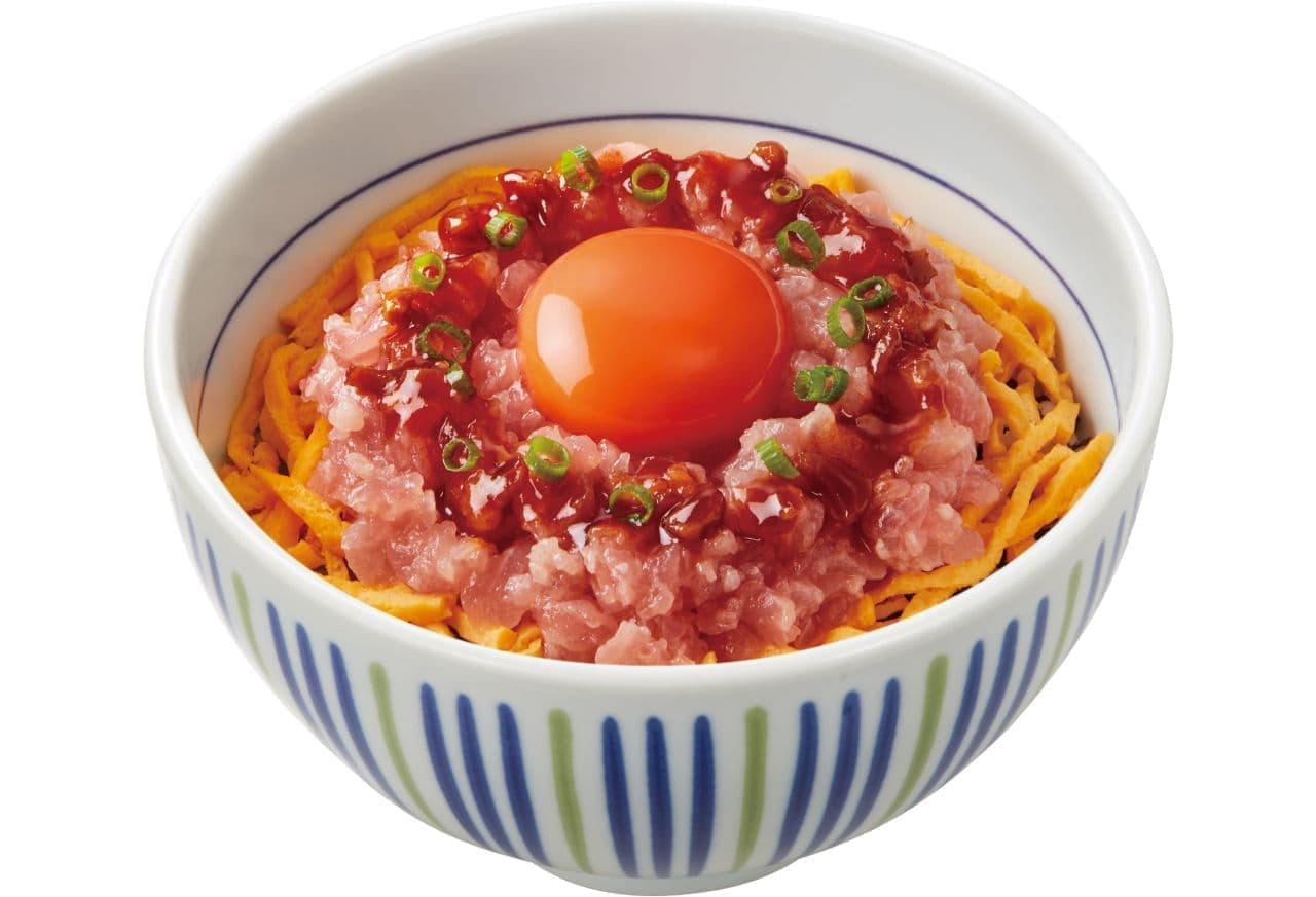 なか卯 海鮮丼シリーズに新メニュー「まぐろのたたき丼」