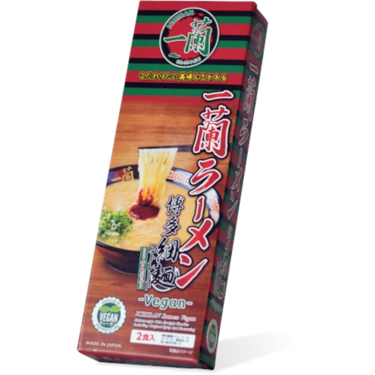 Ichiran "Ichiran Ramen Hakata thin noodles straight, Ichiran special, with red secret powder Vegan".