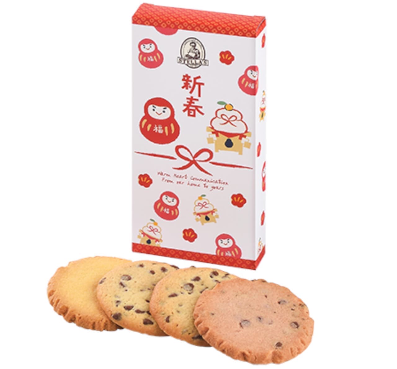 Aunt Stella's Cookies "Happy Pochi Bag (Daruma)