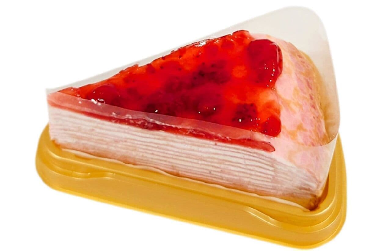 Newly released on January 3: Strawberry sweets at 7-ELEVEN! Milcrepe, parfait, choux cream, terrine, etc. using strawberries!