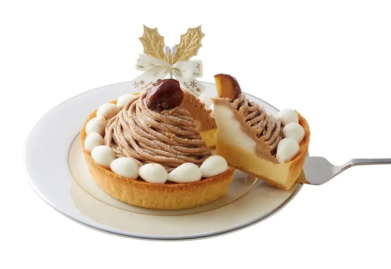 モロゾフ「クリスマス モンブランのチーズケーキ」