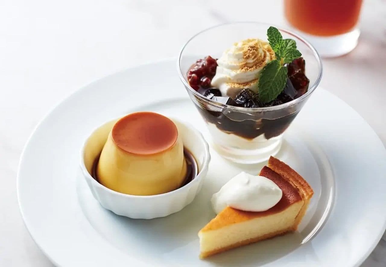 Morozoff "Limited Time Offer Dessert Plate with Drink