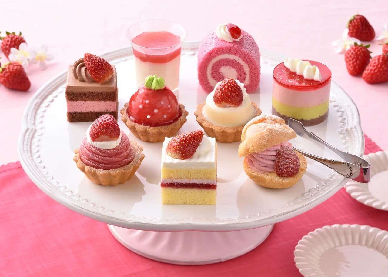 Ginza Cosy Corner "Petit Selection - Many Strawberry" (9 pieces)
