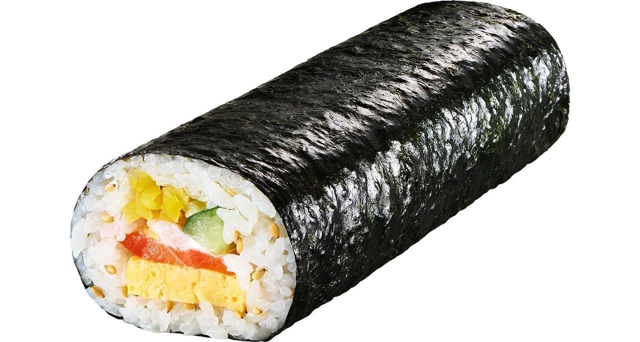Sushiro Sushiya's "KIMPATAMA rolls" (sushi rolls with a blessing)