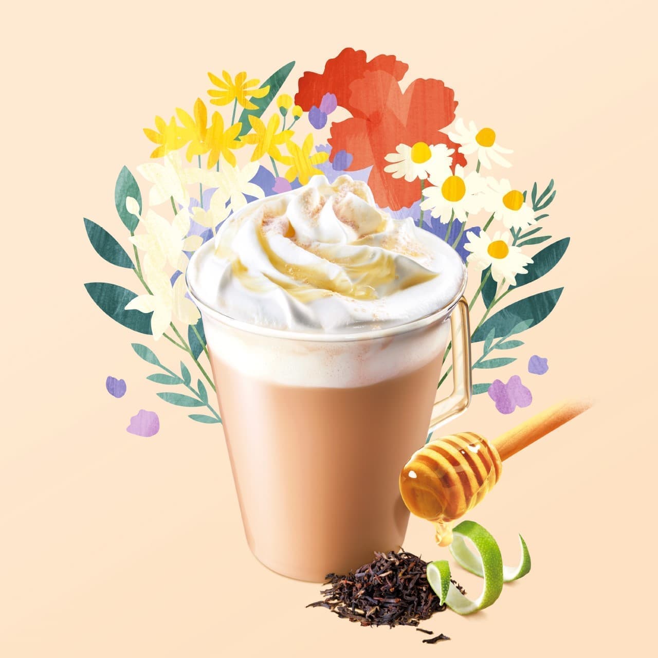Starbucks "Earl Grey Bouquet Tea Latte".