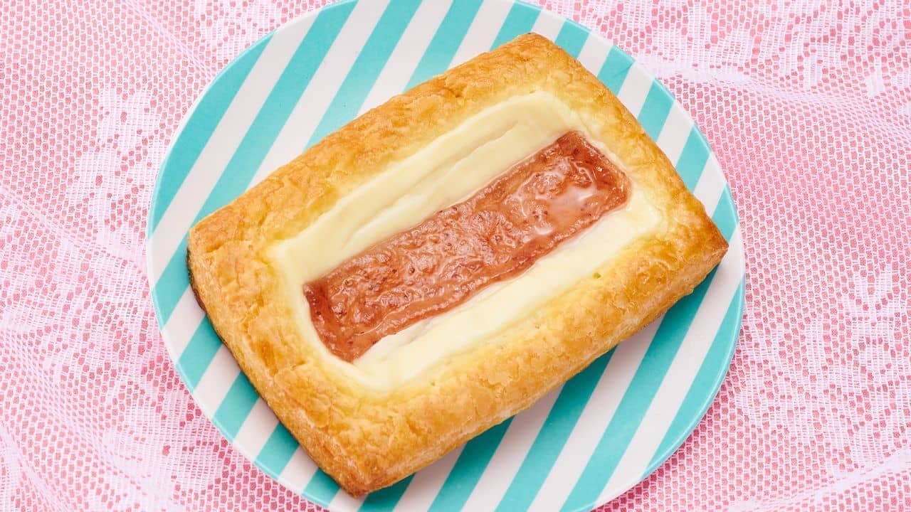 LAWSON STORE100 Original sweets and breads using strawberries: 4 types including roll cake and cheese Danish