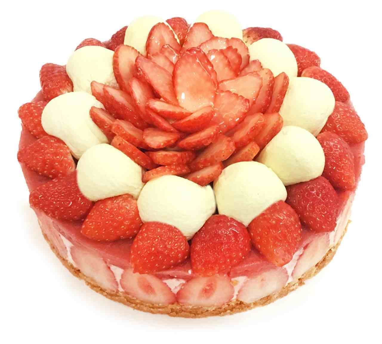 Cafe COMSA "Strawberry Day" limited edition cake