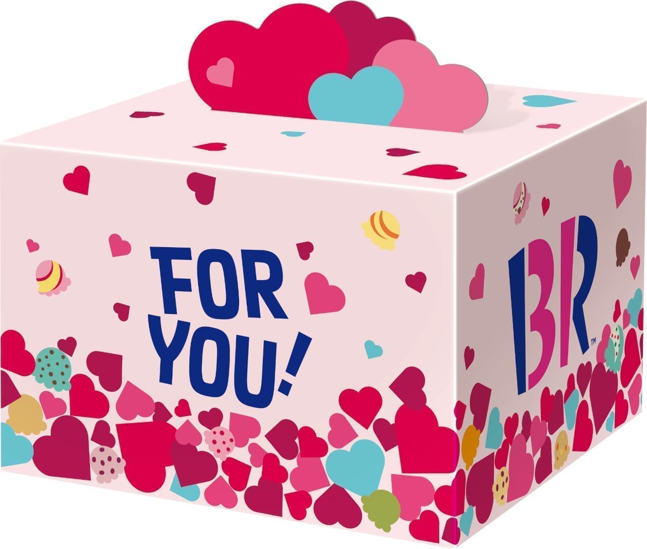 Thirty-One Ice Cream "Heart Box