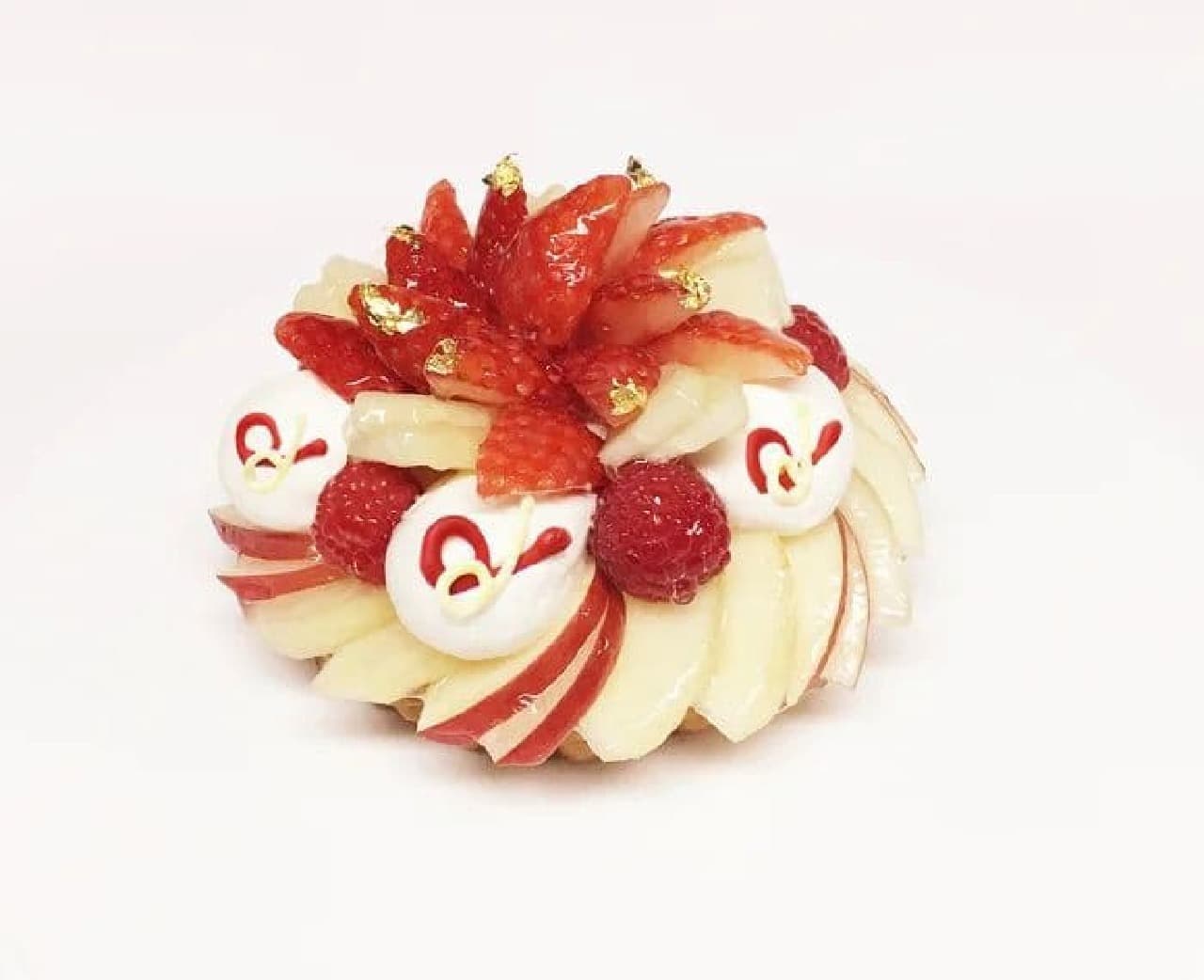 Cafe COMSA "Reservation Limited New Year's Cake -Pear and Strawberry Cake-".