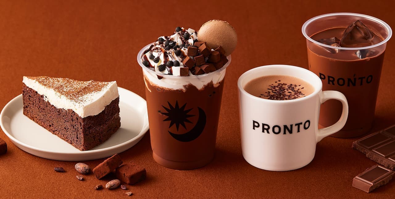 PRONTO "Quattro Chocolat Latte" and other new menu items