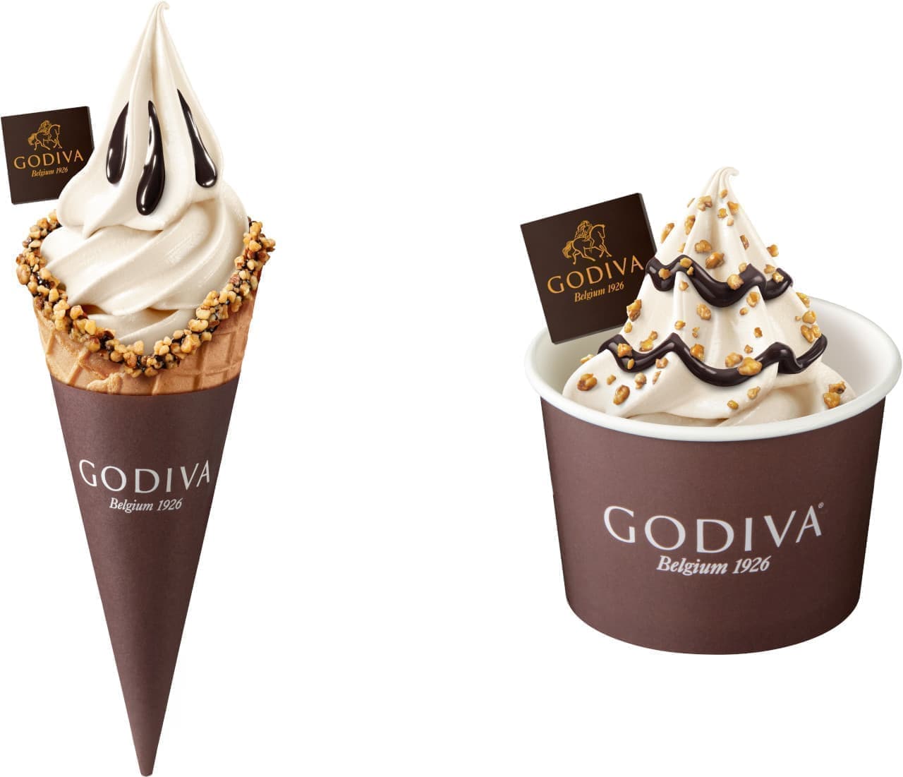 Godiva "Godiva soft serve ice cream Hokkaido milk