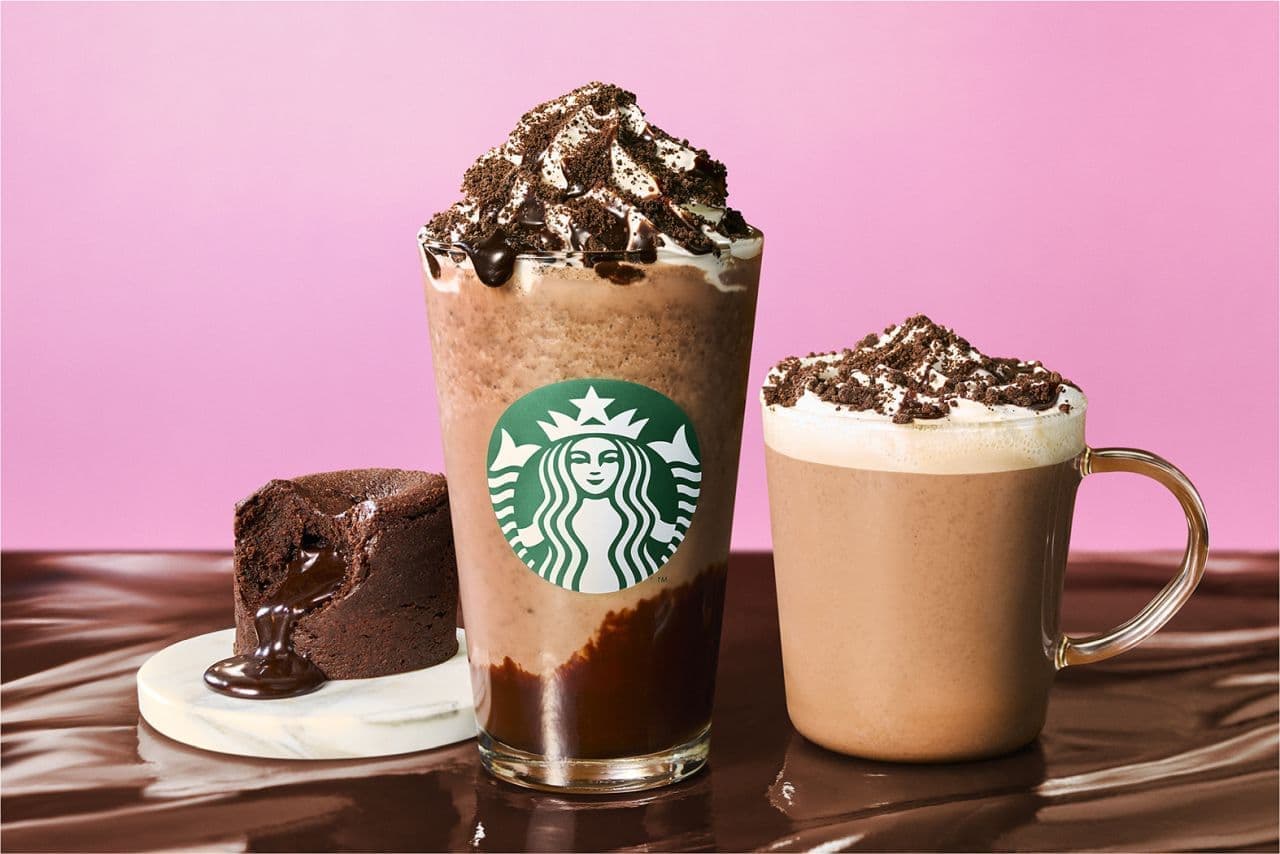 New Starbucks "Fondant Chocolat Frappuccino" and "Fondant Chocolat Almond Milk Mocha