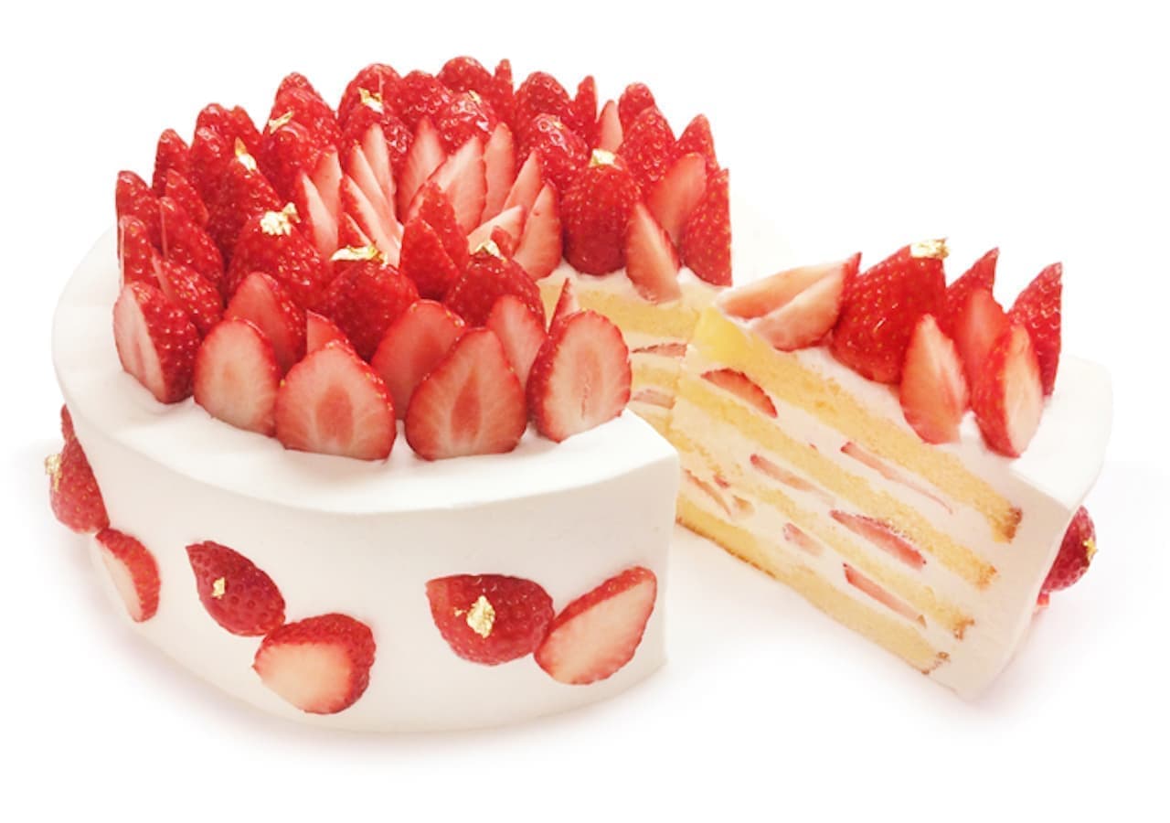 Cafe COMSA "Strawberry Shortcake".