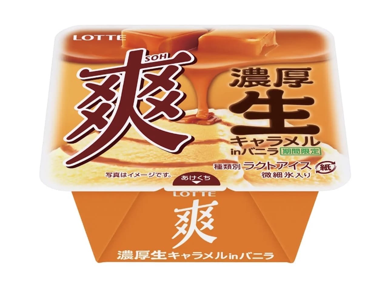 Sou - Thick Raw Caramel in Vanilla" from Lotte.