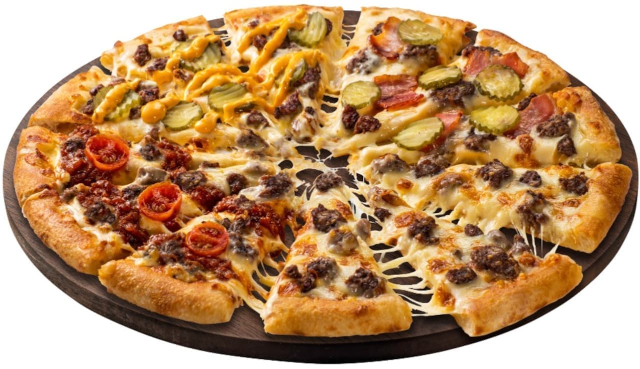 Domino's Pizza "Burger Pizza Quattro