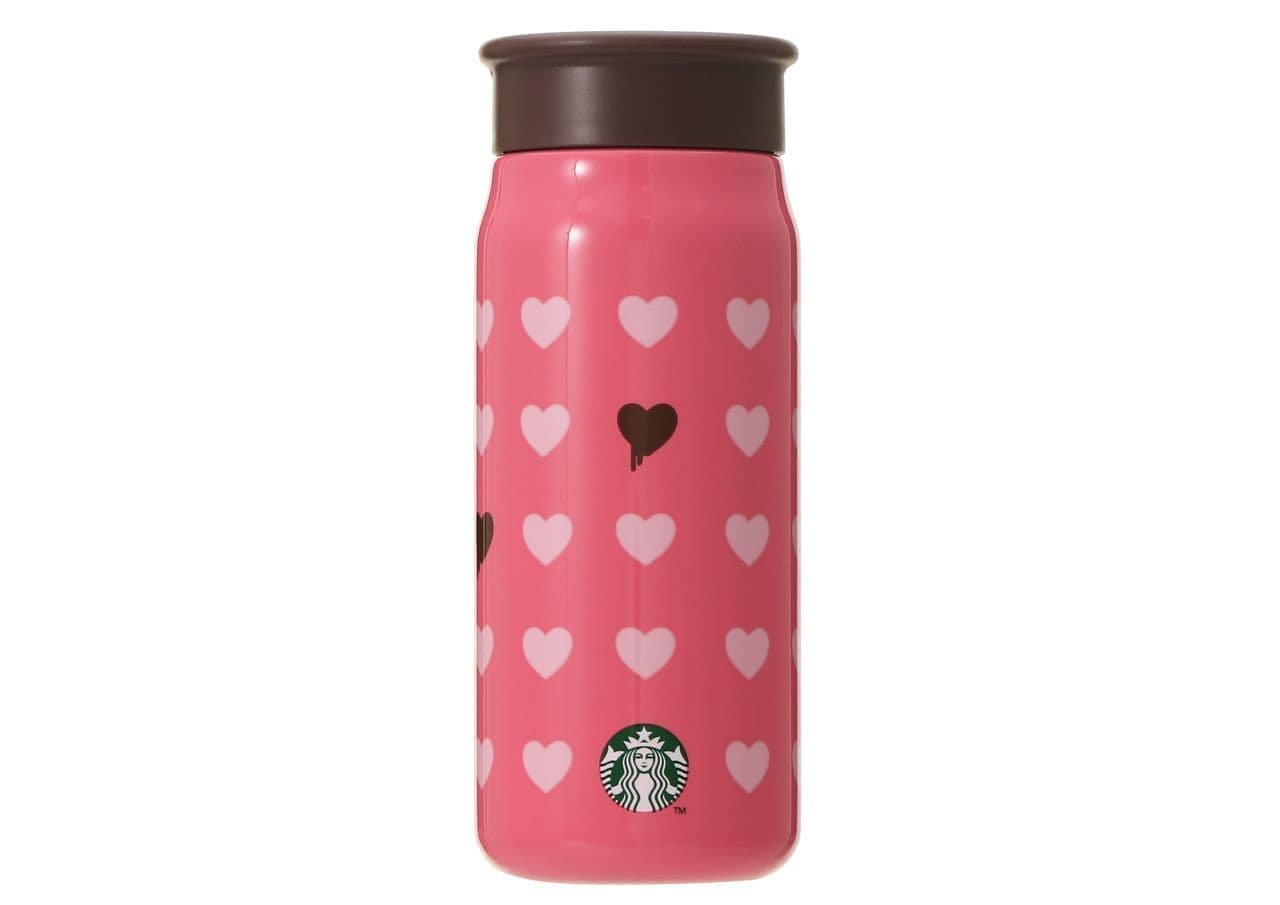Starbucks "Valentine 2023 Stainless Steel Mini Bottle Heart 355ml"