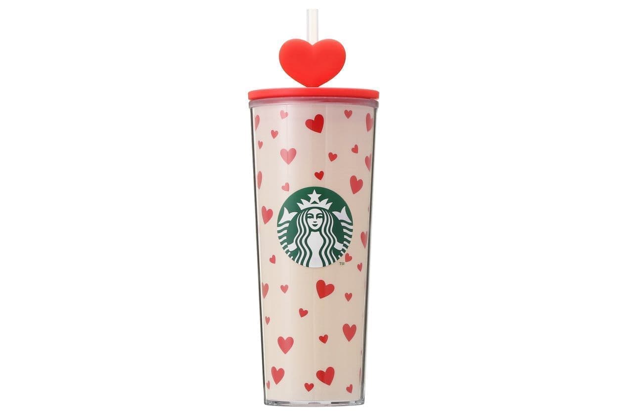 Starbucks "Valentine 2023 Cold Cup Tumbler Heart 414ml"