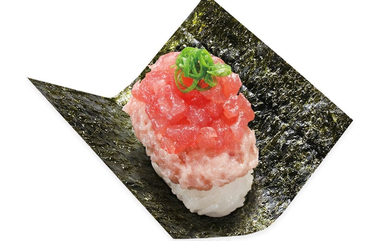 Kurazushi "Additive-free Sea Urchin and Extra Large Slices" Fair "Sea Urchin Gunkan", "Extra Large Slices of Raw Salmon" and "Extra Large Slices of Hamo-ten", etc.