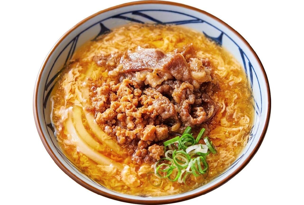 Marugame Seimen "Meat and Gassane Tamago Ankake Udon