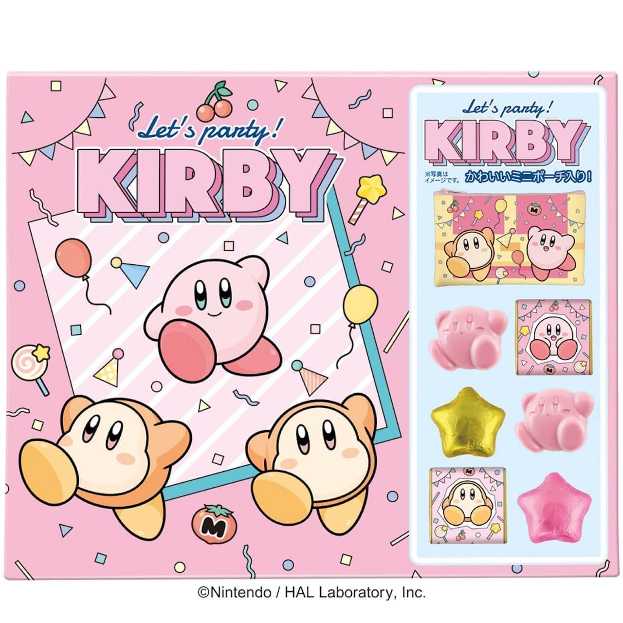 Heart "Kirby Pouch & Chocolate Gift of Stars