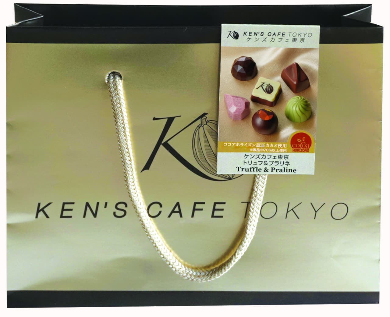 FamilyMart "Ken's Cafe Tokyo Truffle & Praline" shopper