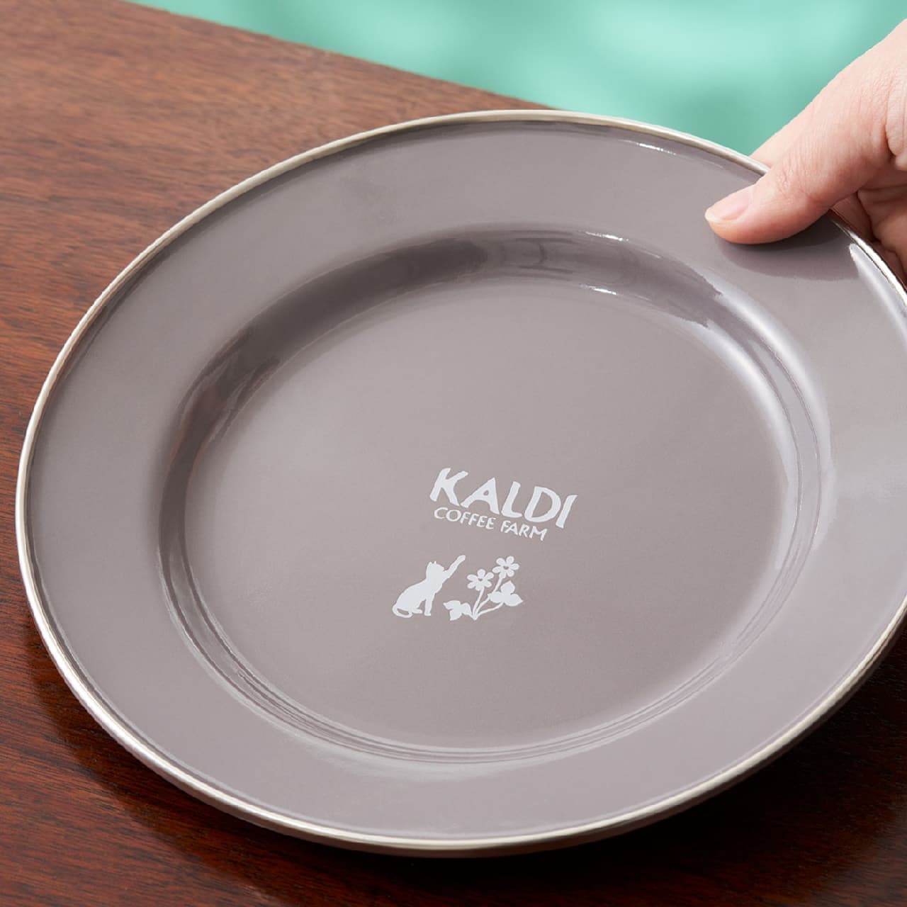 KALDI "Enameled plate