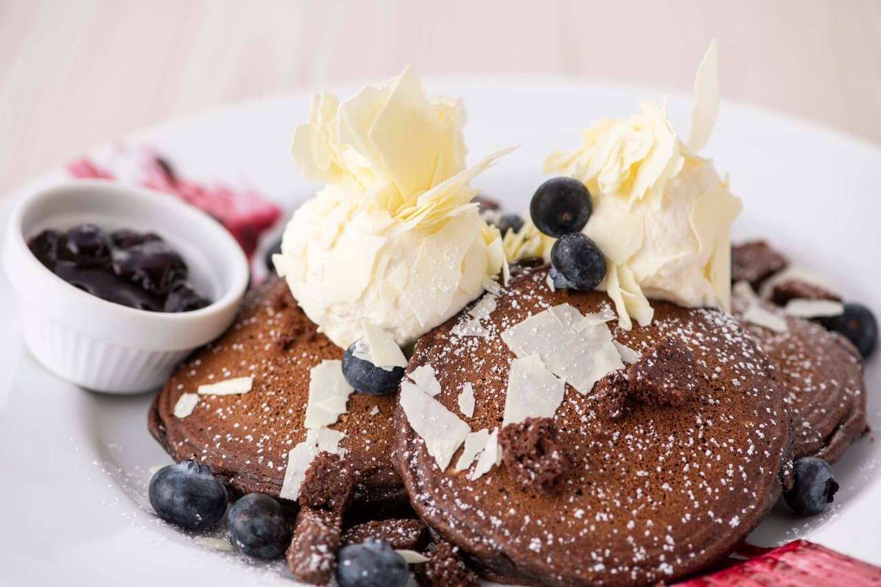 Sarabeth's "Fluffy Chocolate Pancakes" and other limited time menu items