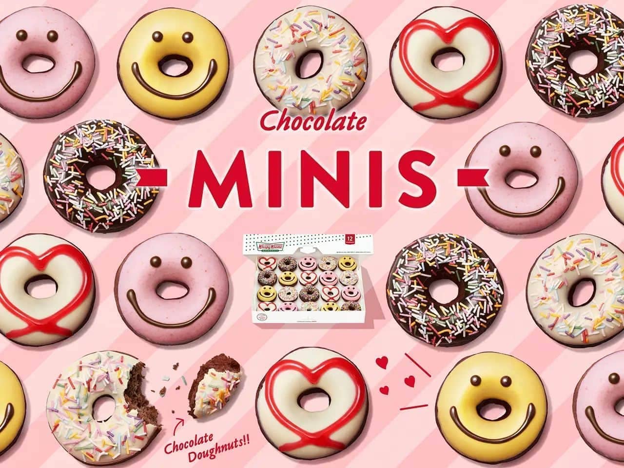 Krispy Kreme Doughnuts "Chocolate Mini Box (20 pieces)