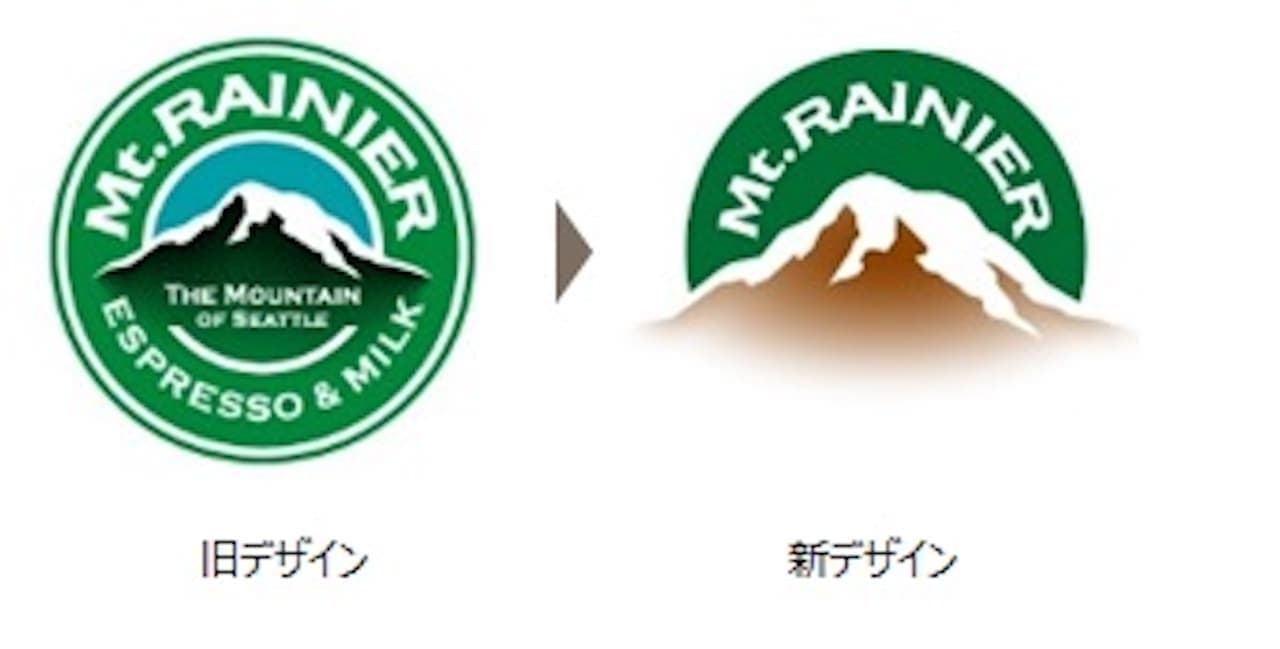 Mount Rainier" series logo and packaging renewed