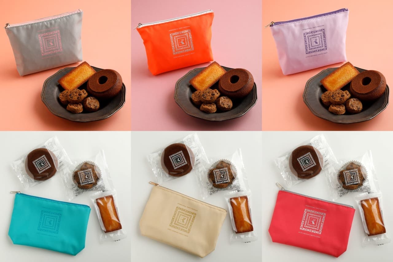 KINOKUNIYA "KINOKUNIYA Sweets Pouch" in 6 colors