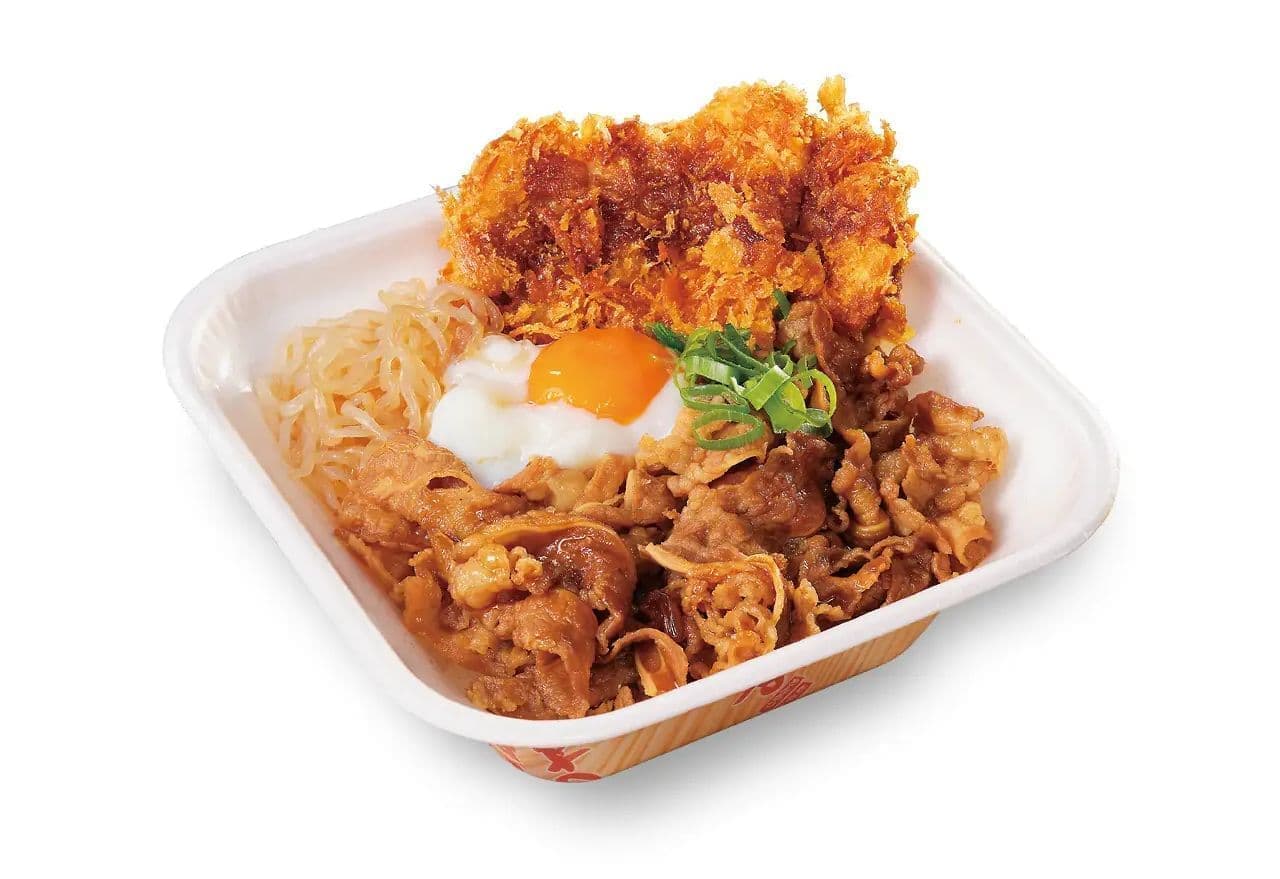 Katsuya "To go of beef sukiyaki and chicken cutlet in a combination".