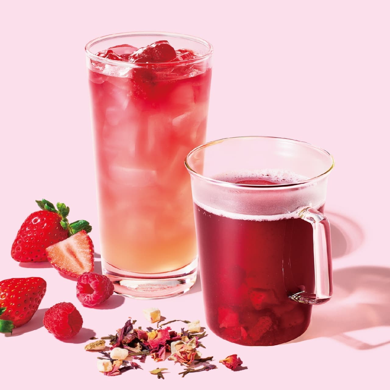 Starbucks "Raspberry & Sakura Allure Tea".