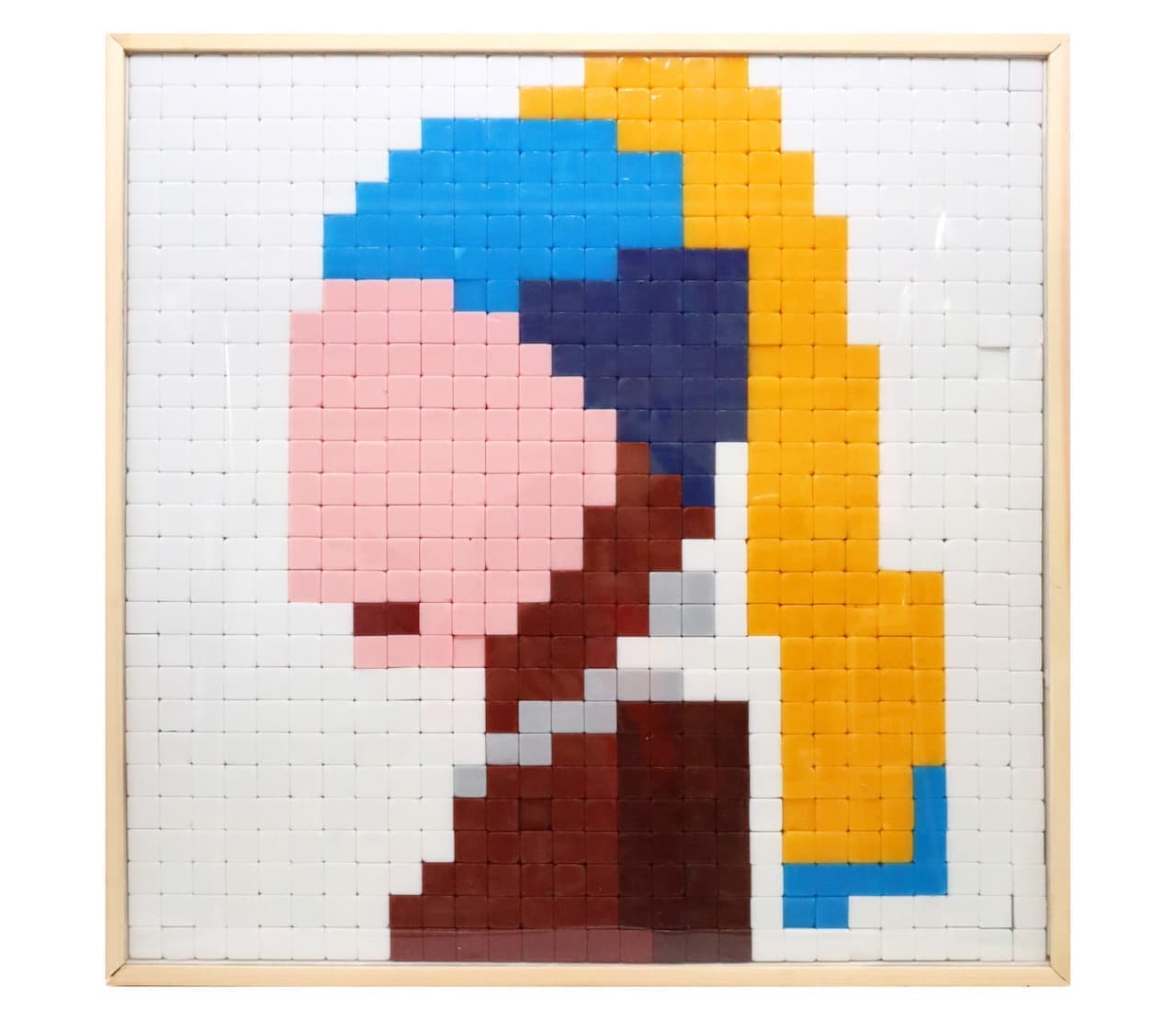Papa Bublé "Pixel Candy - Girl with a Pearl Earring - 60cm x 60cm